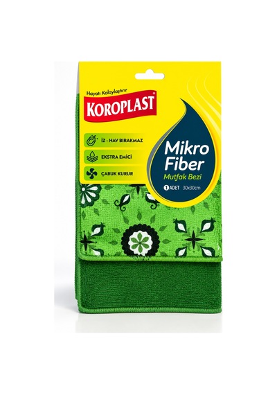 Krp.mikrofiber Mutfak Bezi Yeşil