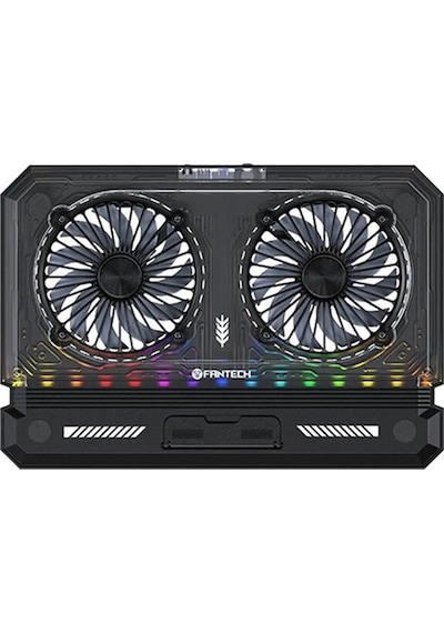 Nc21 Rgb 2 Fanlı 8 Kademeli Yükseklik Ayarı Notebook Soğutucu Stand