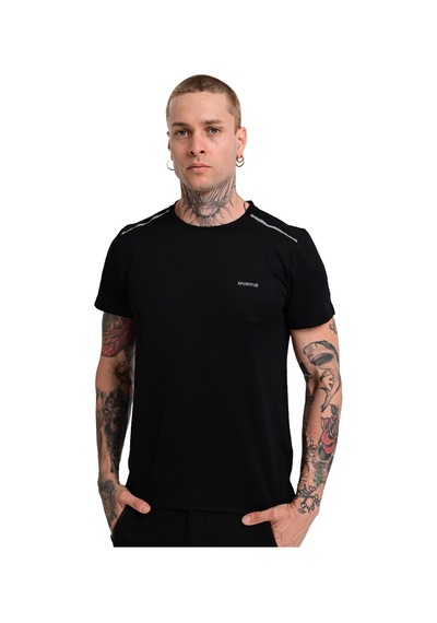 Sportive Conforto 3 Erkek Siyah Koşu T-shirt 24ke013-syh 1656298 SIYAH