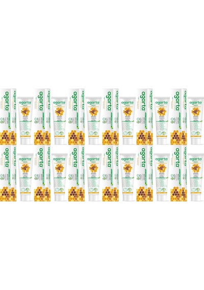 Agarta Doğal Diş Macunu 100ml Propolisli 12 Li Set Beyazlık