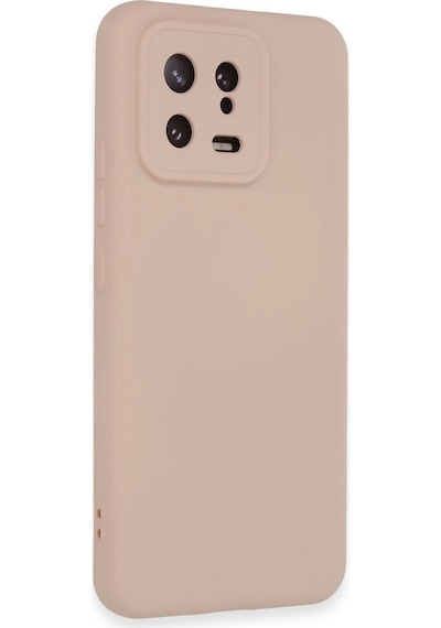 Newface - 764 - Xiaomi Mi 13 Kılıf Nano İçi Kadife Silikon - Csmo-tex - - Pudra