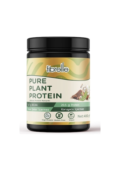 Fibrelle Pure Plant Protein Bitkisel Protein Karışımı 400 G Vanilya