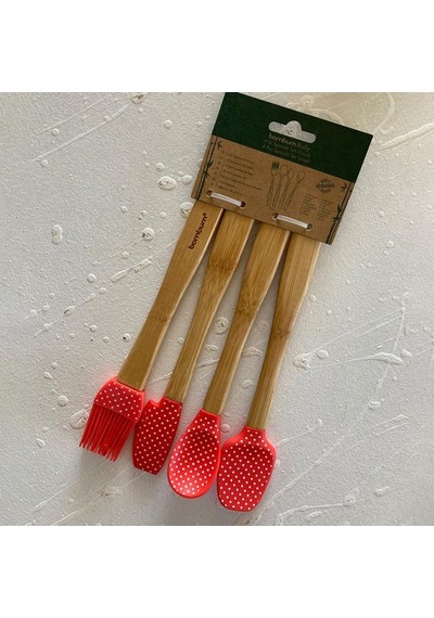 Bambum Bolly 4'lü Spatula Seti  Küçük