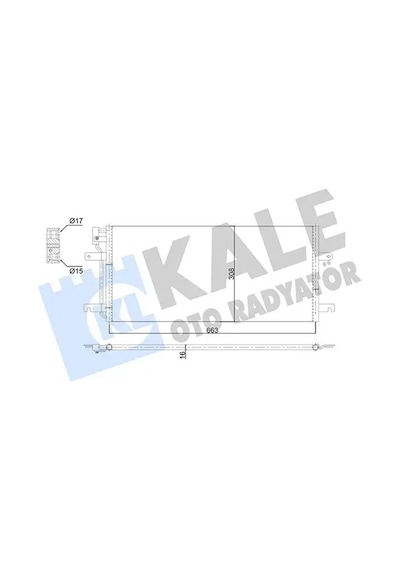 Kale 353140 Klima Radyatoru 701820413k 7d0820413b