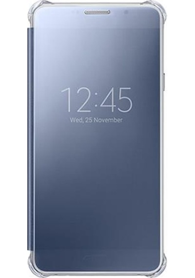 Galaxy A7 2016 A710f İle Uyumlu Clear View Cover Siyah Ef-za710cbegww Siyah