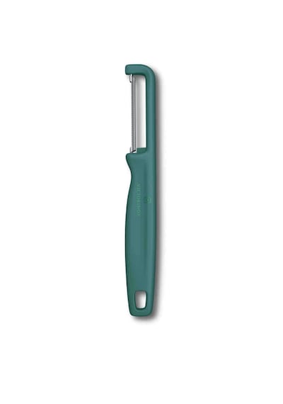 Victorinox Iota Tırtıklı Kenar Çift Taraf Yeşil Soyacak Turkuaz