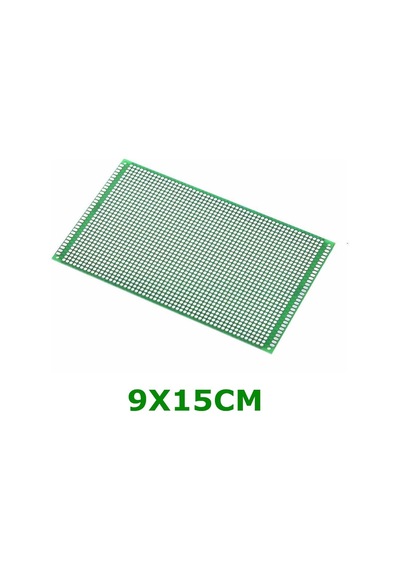 Alkatronik-9X15Cm Proto Pcb Pertenaks Prototip Deney Kartı Delikli Plaket