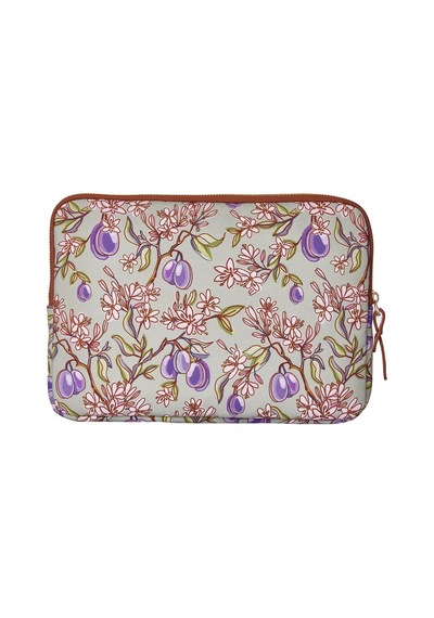 Bloominbag Plums İn Bloom İpad Uyumlu / Tablet Kılıf Tablet Kılıfı Mor - Açık Yeşil