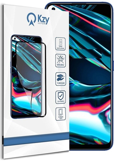 Realme 7 Pro Tam Kaplayan Fibernano Ekran Koruyucu (520644737) 20 Tl Fark Ile Apple  Uyumlu iPhone Hızlı Şarj Kablosu
