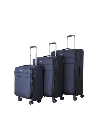 Baggaj V2413 Super Lıght Valiz Gri Navy Blue