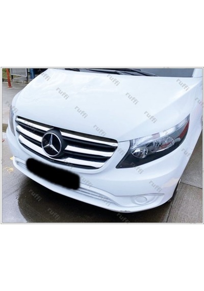 Mercedes Vito W447 Krom Ön Panjur 5 Prç 2020 ve Üzeri Geniş Model