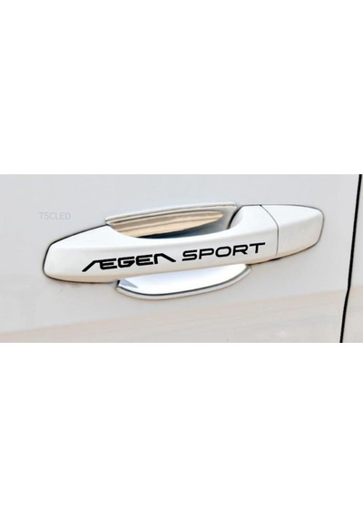 Fiat Egea Sport Kapı Kolu Ve Jant Sticker Seti 8 Adet