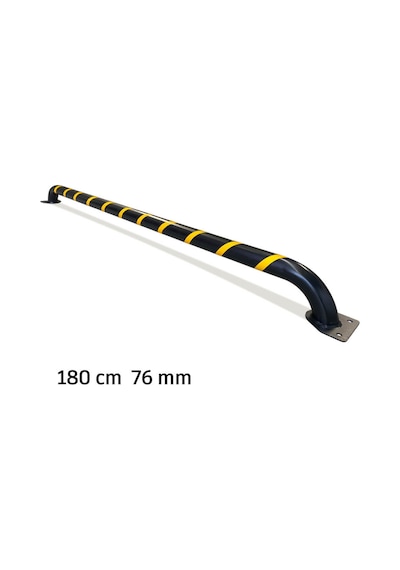 Araç Park Yeri Malzemeleri Otopark Stoperi Araç Stoperi Otopark Bariyeri 180cm Ø76mm 2.5mm