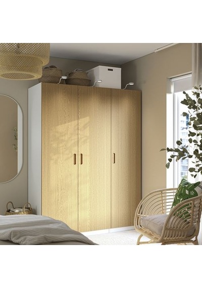 Ikea Tonstad Gardırop Kapağı, Meşe Kaplama, 50x195 Cm, Menteşesiz