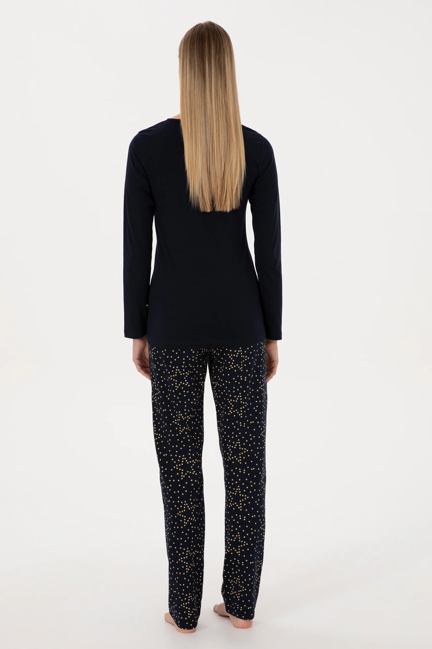 U.s. Polo Assn. Kadın Lacivert Pijama Takım 50318931-vr033 Lacivert