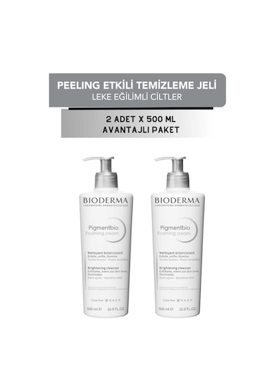 Pigmentbio Foaming Cream 500 Ml X 2 Adet Avantajlı Set
