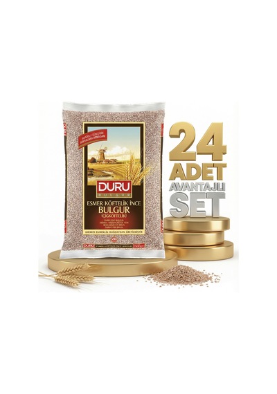 Duru Esmer Çiğ Köfte Bulgur 24x1 Kg