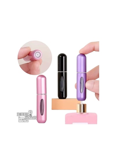 3 Adet Taşınabilir Cep Parfüm Şişesi Doldurma Atomizer Çantalık Doldurulabilir Mini Şişe 5ml