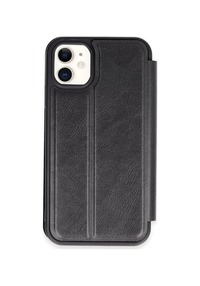 Mey İthalat Apple iPhone Uyumlu  11 Kılıf Flip Cover - Siyah Beyaz