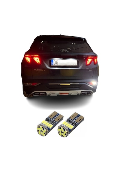 Yeni Hyundaı Tucson Uyumlu Led Plaka Ampulü T10 W5w