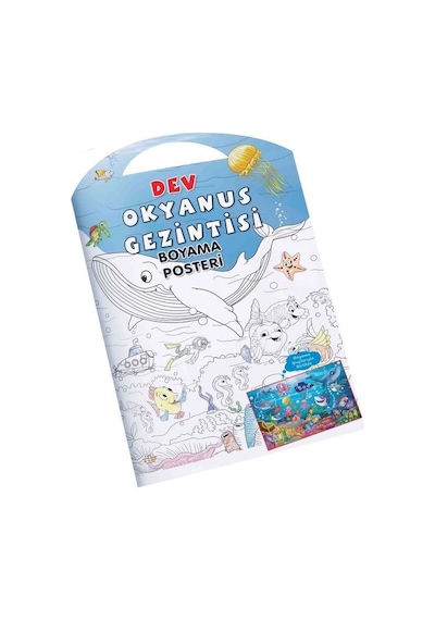 Dev Okyanus Gezintisi - Boyama Posteri
