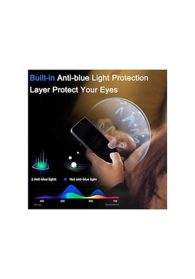Hayalet - Realme C61 Privacy Görünmez Ekran Koruyucu Extra Koruma Kırılmaz Cam