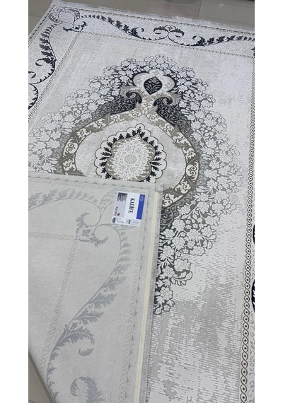 Safyün Halı Kadife Kf514 Gri 200 X 290 Renkli
