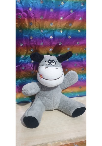 Sevimli Peluş 20 Cm Eşek Uyku Arkadaşı Oyuncak Hediyelik Özür Dilerim Gri