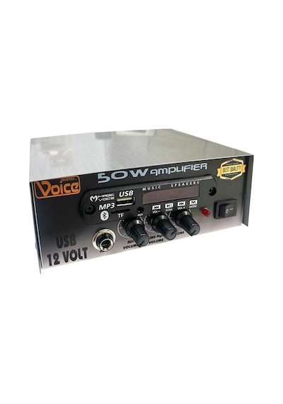 Electroon Voice 50watt 12volt Pazarcı Anfisi Usb Girişli Kumandalı