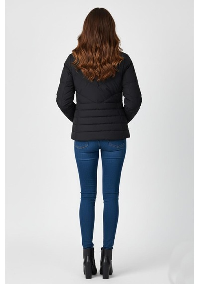 Baglan Kadın Spor İçi Peluş Mont M5309 Bgl-st04914 Siyah
