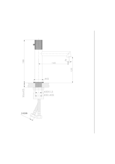 Fm-2111 Krom Lavabo Bataryası Krom