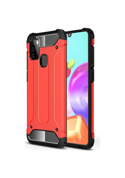 ​​Samsung Galaxy Uyumlu A21S - Kilif Darbe Önleyici Zirh Tank Kapak