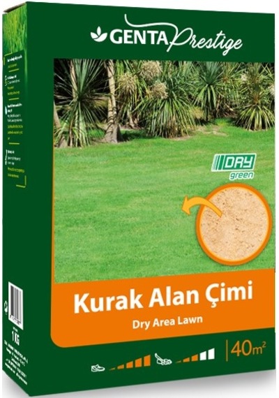 Genta Prestij Kurak Alan Çim Tohumu 1 KG 40 M2 Alan İçindir