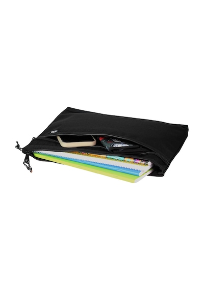 Dual Zip Folder -iki Bölmeli Dosya Çanta A4 Siyah 0.75 LT - 2.5 LT - 12 KG