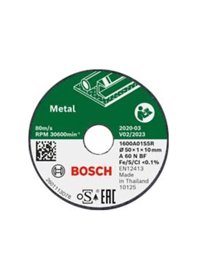 Bosch Expert For Inox 50x1 mm 3'lü Easy Cut Kesme Ucu - 1600A01S5Y