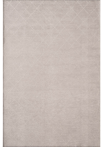 Malta Mlt01g Gri Dekoratif Şönil Kilim Geometrik Desen Yıkanabilir Yumuşak Kaymaz Taban Halı Yolluk