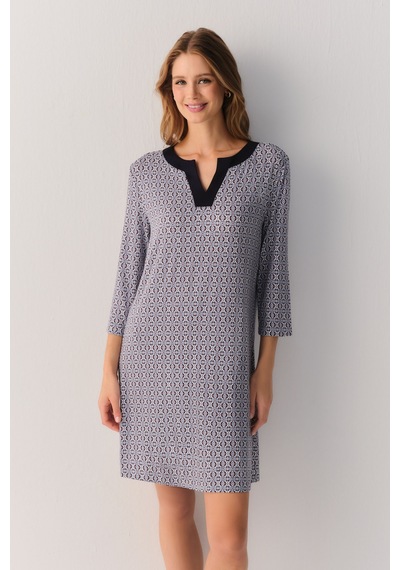 Suwen Modern Chic Günlük Elbise Sh27405613d348 Mavi