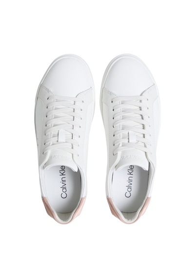 Calvin Klein Kadın Low Pro Cups Lth Mg Ayakkabı Hw0hw02823061 Beyaz