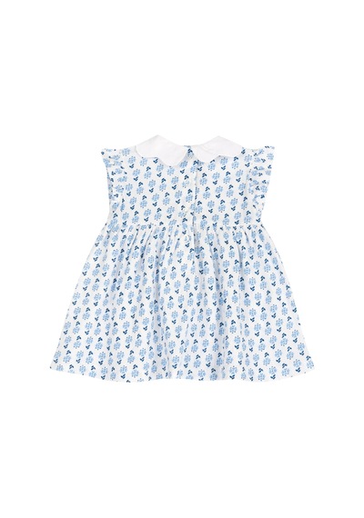 Chicco Kız Bebek Kısa Kollu Elbise 09101862000000 000032 Beyaz