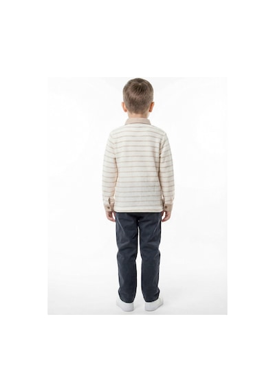 Xo Kids Erkek Çocuk 3lu Alt Üst Takım 1-5 Yaş 6229 Ekru - Bej