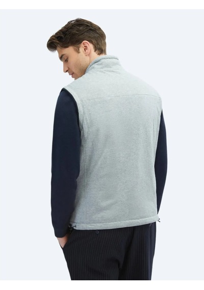 Kip Lacivert Regular Fit Dik Yaka Casual Dokuma Spor Yelek Lacivert