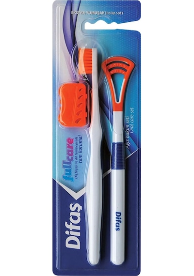 Difaş Full Care Diş Fırçası + Dil Temizleyici