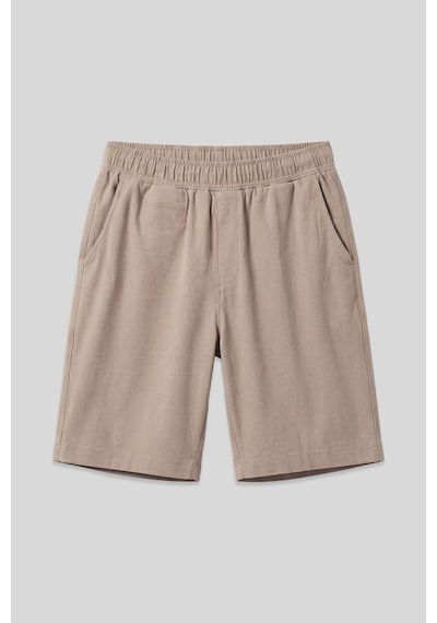 Tommylife Taş Standart Fit Dokuma Hafif Esnek Chino Şort - 81290 Taş
