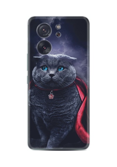 Xiaomi 13t - Xiaomi 13t Pro Kılıf Silikon Desen Özel Seri Super Cat 1666