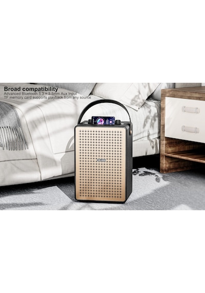 Ven-dens Vd-spk017 Premium Led Işıklı Bluetooth Hoparlör