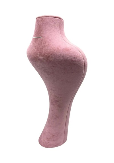 Yerli Üretim Zeus Model Süet Kumaş Pembe Renk 42 / 22 Cm Takım Kolye Sergileme Mankeni Çok Renkli