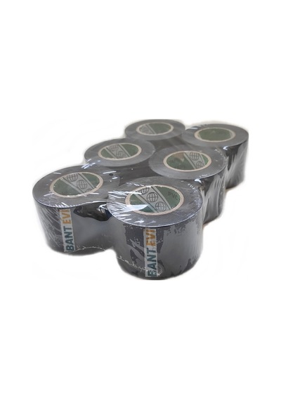Siyah Pvc Bant 6 Adet 5cmx25metre İzolasyon Bandı 50mm