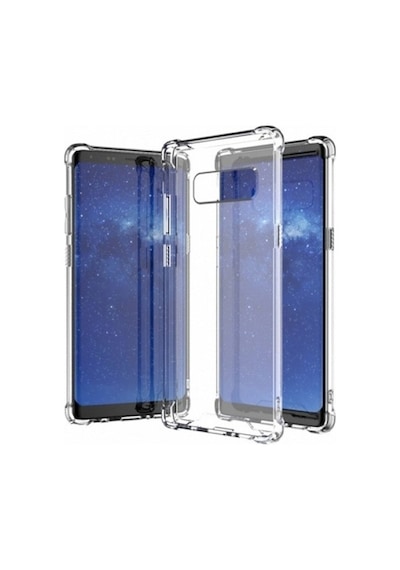 Samsung Uyumlu Galaxy Note 8 Şeffaf Airbag Köşe Korumalı Antishock Silikon Kapak