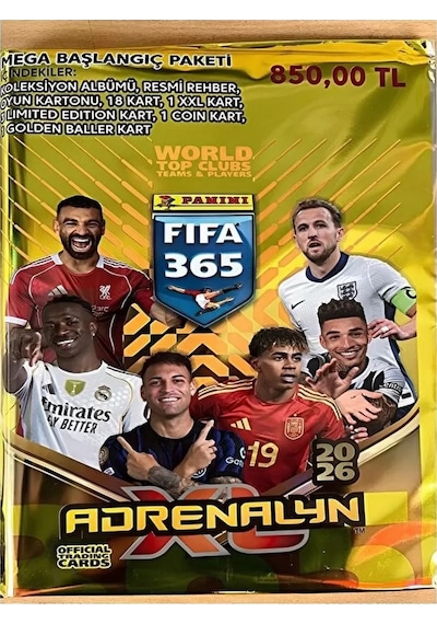 Fıfa 365 2026 Adrenalyn Kart Mega Başlangıç Paketi