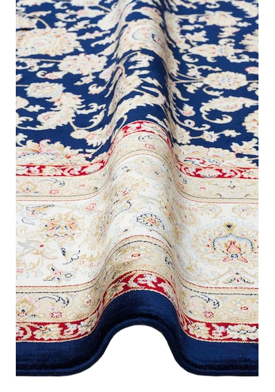 Eko Halı Isfahan Isf 03 Navy Cream Klasik Desenli Yüksek Kalite Sık Dokuma Makine Halısı